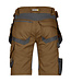 DASSY Trix D-Flex Korte Werkbroek Stretch Bruin/Grijs