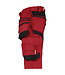 DASSY Trix D-Flex Korte Werkbroek Stretch Rood/Zwart