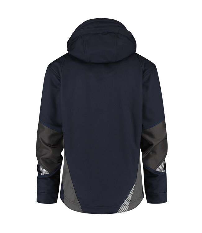 DASSY Gravity D-FX Softshell Werkjas Donkerblauw/Grijs