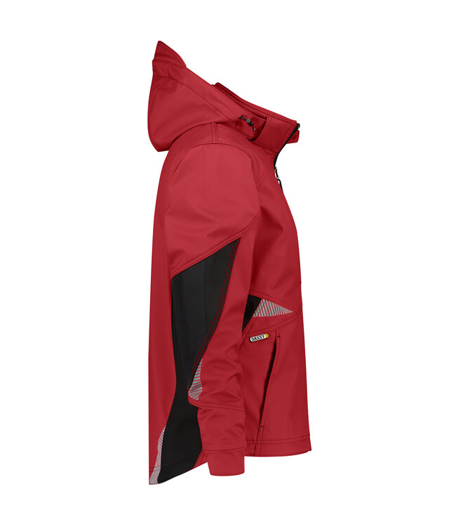 DASSY Gravity D-FX Softshell Werkjas Rood/Zwart