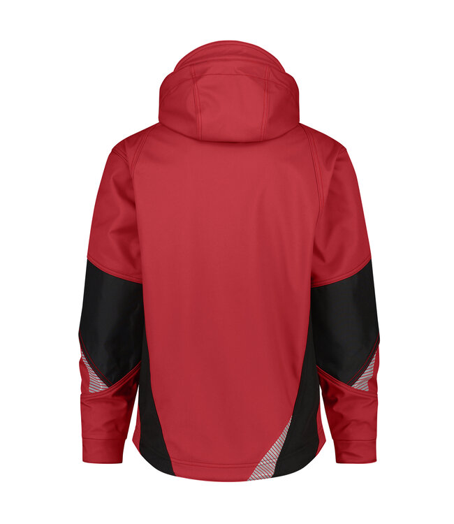 DASSY Gravity D-FX Softshell Werkjas Rood/Zwart