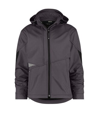 DASSY DASSY Gravity D-FX Softshell Werkjas Grijs/Zwart