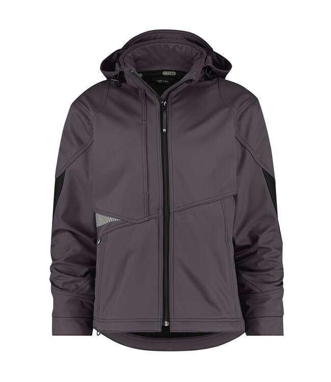 DASSY Gravity D-FX Softshell Werkjas Grijs/Zwart