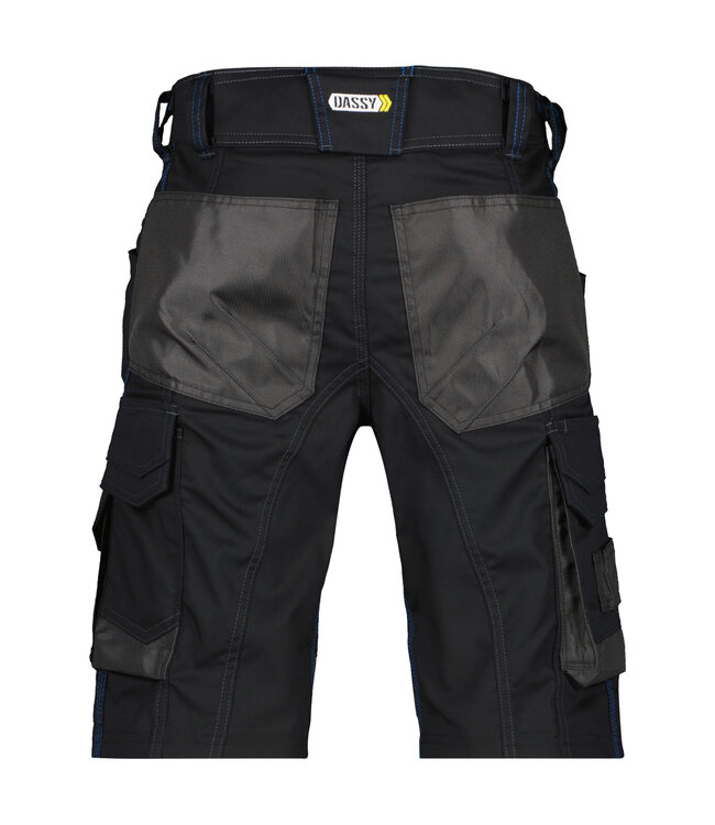 DASSY Cosmic D-FX Korte Werkbroek Zwart/Grijs