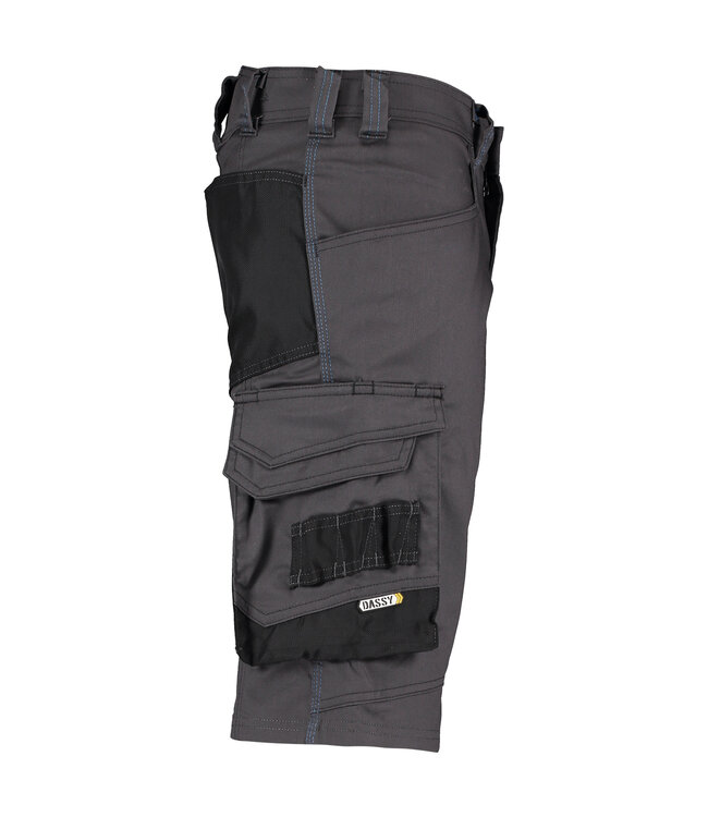 DASSY Cosmic D-FX Korte Werkbroek Grijs/Zwart