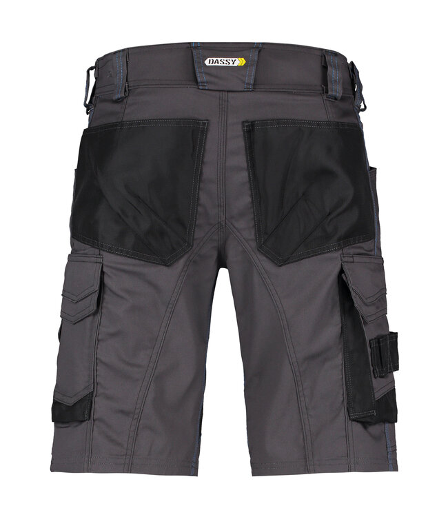 DASSY Cosmic D-FX Korte Werkbroek Grijs/Zwart