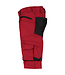 DASSY Cosmic D-FX Korte Werkbroek Rood/Zwart