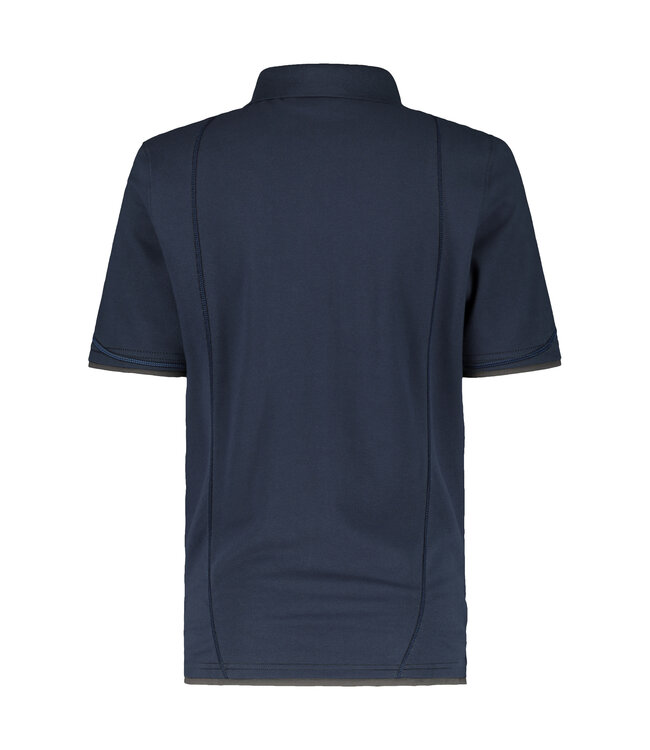 DASSY Orbital D-FX Polo Donkerblauw/Grijs