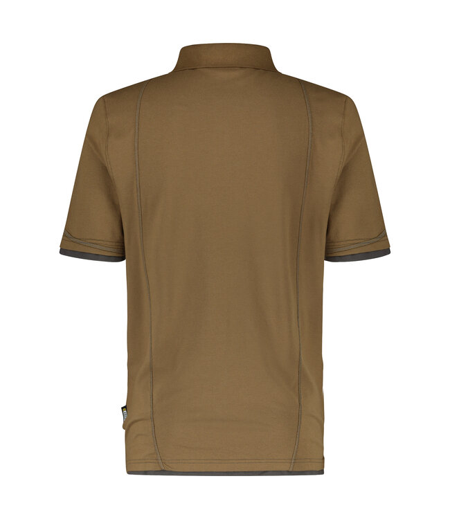 DASSY Orbital D-FX Polo Bruin/Grijs