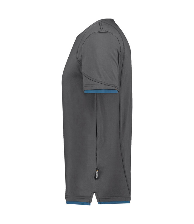 DASSY Kinetic D-FX T-shirt Grijs/Lichtblauw