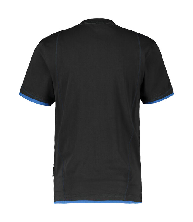 DASSY Kinetic D-FX T-shirt Zwart/Lichtblauw