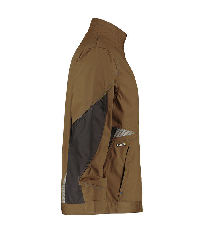 DASSY Atom D-FX Werkjas Ongevoerd Bruin/Grijs
