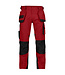 DASSY DASSY Magnetic D-FX Werkbroek Rood/Zwart