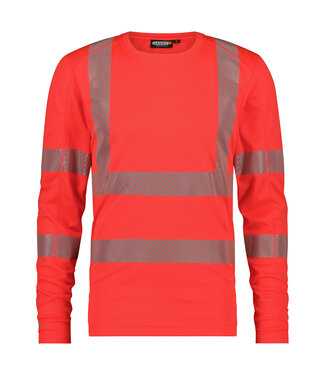 DASSY DASSY Carterville Reflecterend T-shirt Lange Mouwen Rood