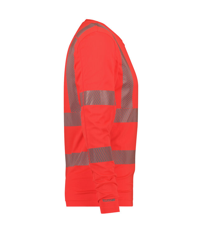 DASSY Carterville Reflecterend T-shirt Lange Mouwen Rood