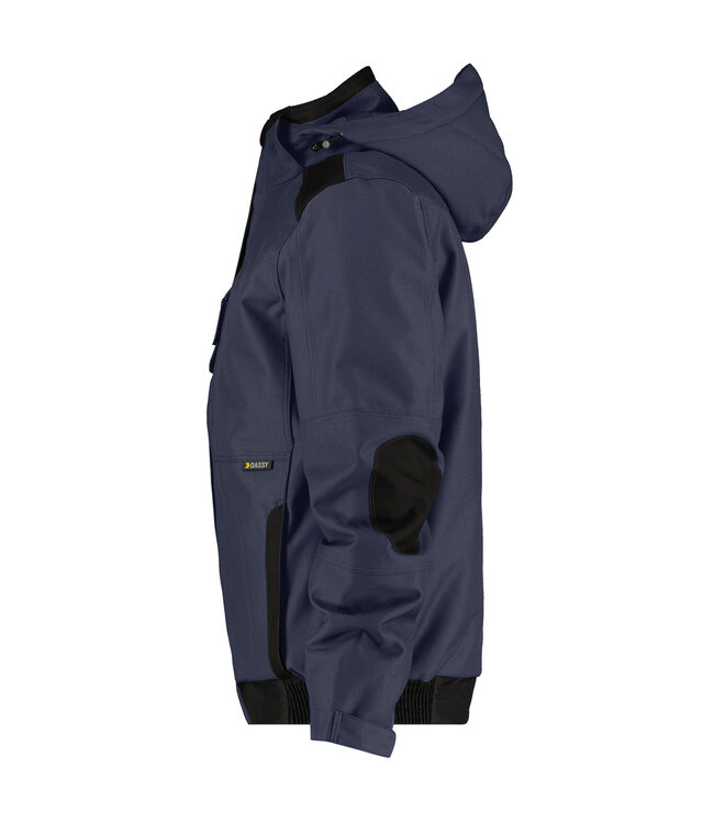 DASSY Austin DNA Canvas Winter Werkjas Donkerblauw/Zwart