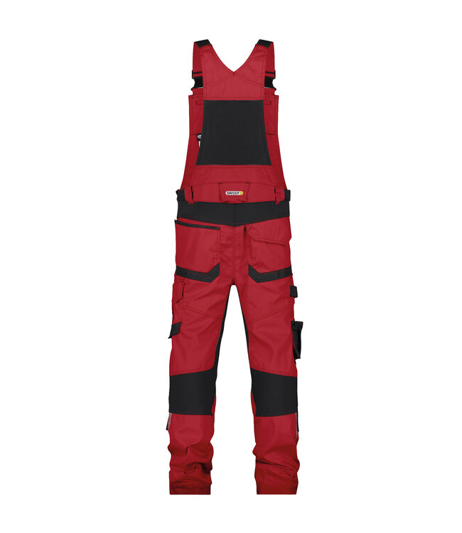 DASSY Tronix D-FX Tuinbroek Rood/Zwart