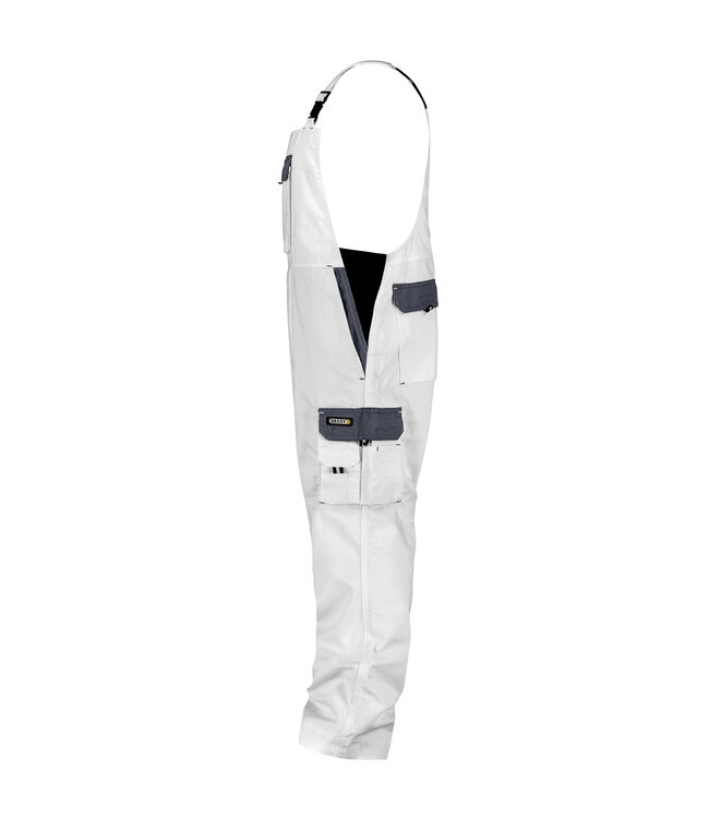 DASSY Calais Schilders Bretelbroek Wit/Grijs