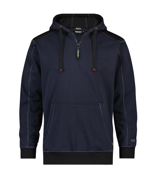 DASSY Indy Sweater met Capuchon Donkerblauw/Zwart