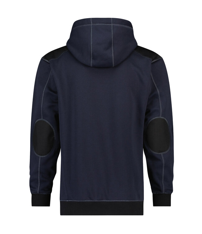 DASSY Indy DNA Sweater met Capuchon Donkerblauw/Zwart