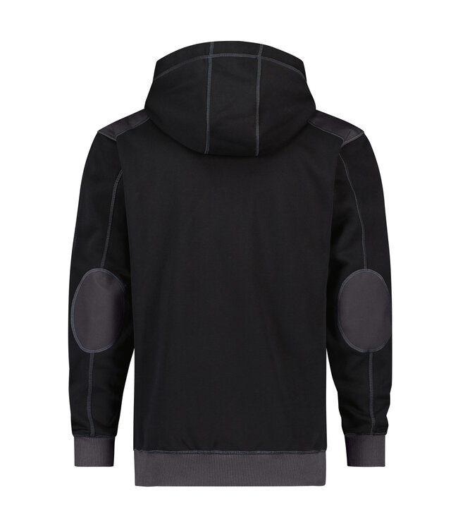 DASSY Indy Sweater met Capuchon Zwart/Grijs