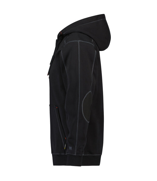 DASSY Indy DNA Sweater met Capuchon Zwart