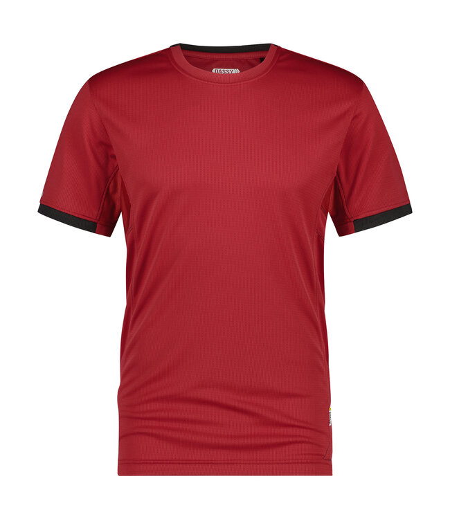 DASSY Nexus D-Flex T-Shirt Rood/Zwart