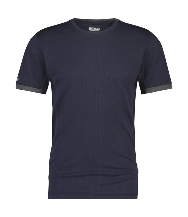 DASSY Nexus D-Flex T-Shirt Donkerblauw/Grijs