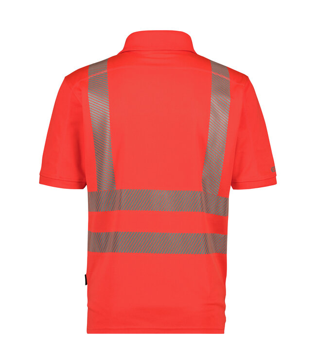 DASSY Brandon Reflecterende Werkpolo Rood