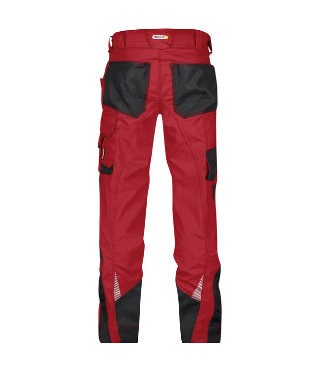 DASSY Spectrum D-FX Werkbroek Rood/Zwart