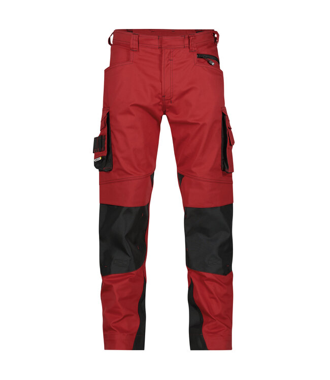 DASSY Nova D-FX Werkbroek Rood/Zwart