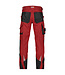 DASSY Nova D-FX Werkbroek Rood/Zwart