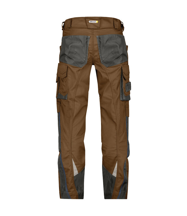 DASSY Nova D-FX Werkbroek Bruin/Grijs
