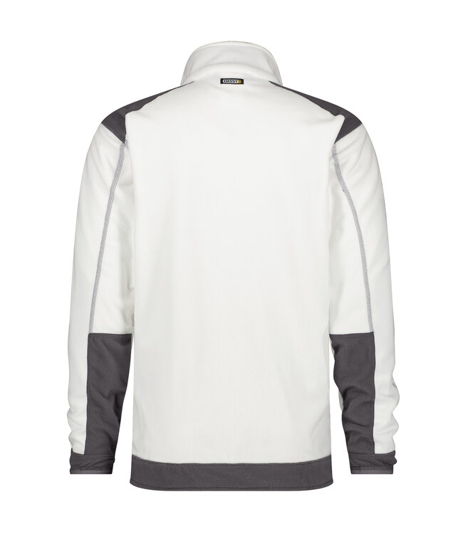 DASSY Kazan Schilders Fleece Trui Wit/Grijs