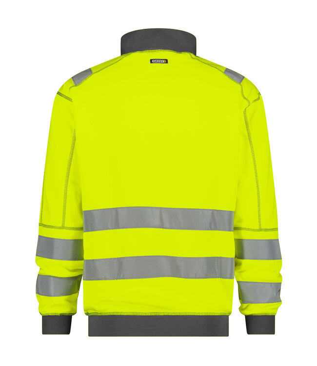 DASSY Denver Reflecterende Sweater Geel/Grijs