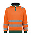 DASSY DASSY Denver Reflecterende Sweater Oranje/Groen