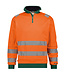 DASSY Denver Reflecterende Sweater Oranje/Groen