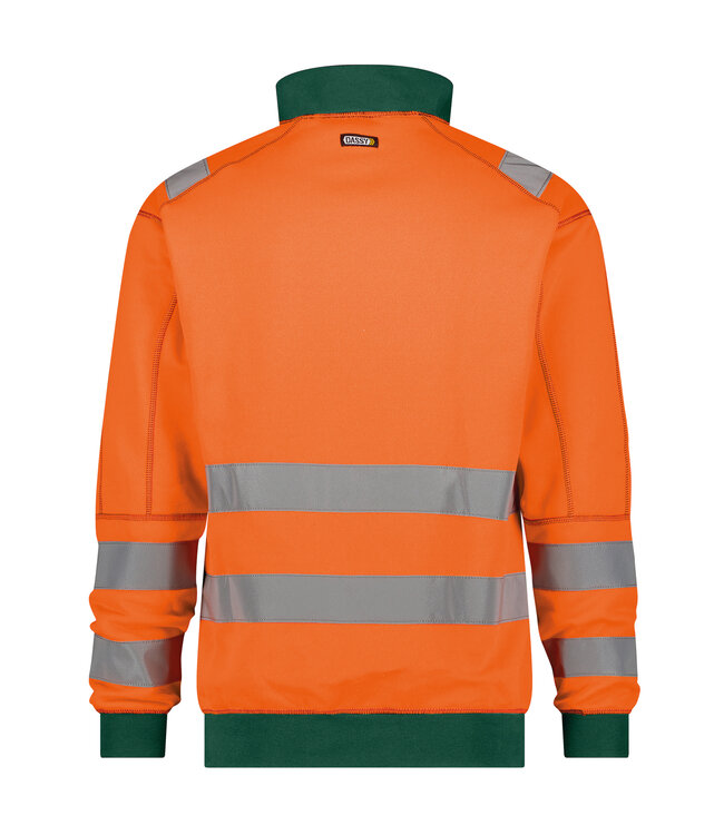 DASSY Denver Reflecterende Sweater Oranje/Groen