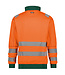 DASSY Denver Reflecterende Sweater Oranje/Groen
