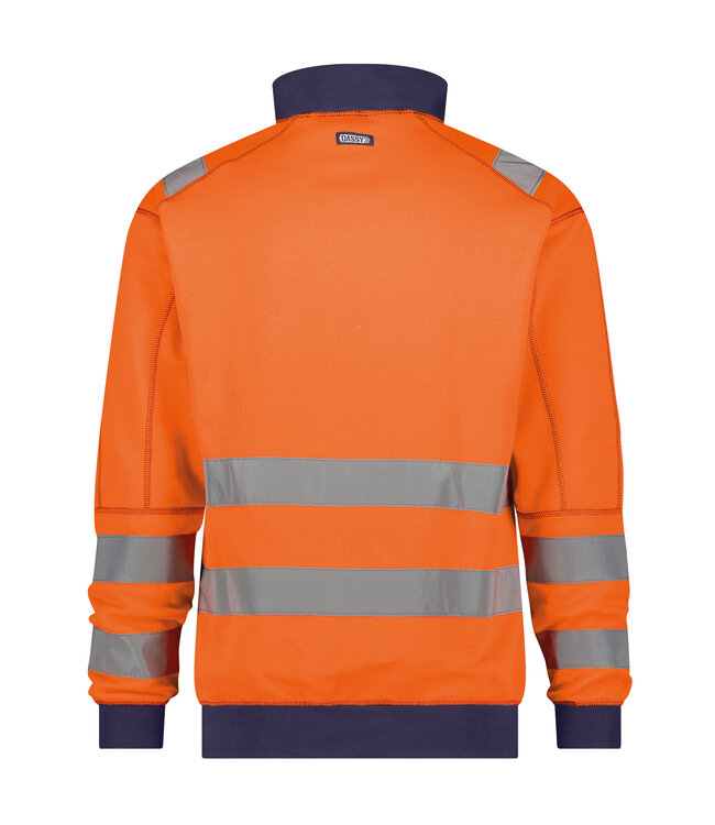 DASSY Denver Reflecterende Sweater Oranje/Donkerblauw