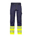 DASSY Princeton Reflecterende Stretch Werkbroek Donkerblauw/Geel