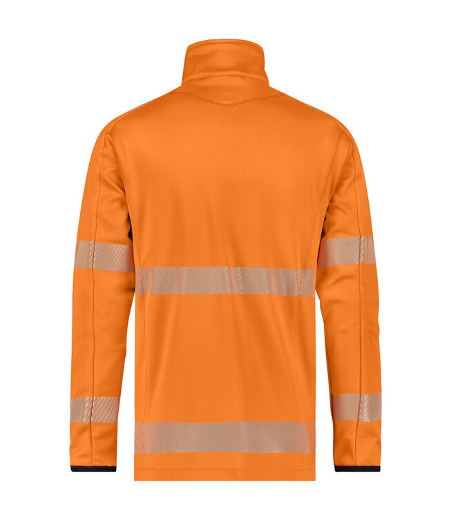 DASSY Camden Reflecterende Werkjas Fleece Oranje/Donkerblauw