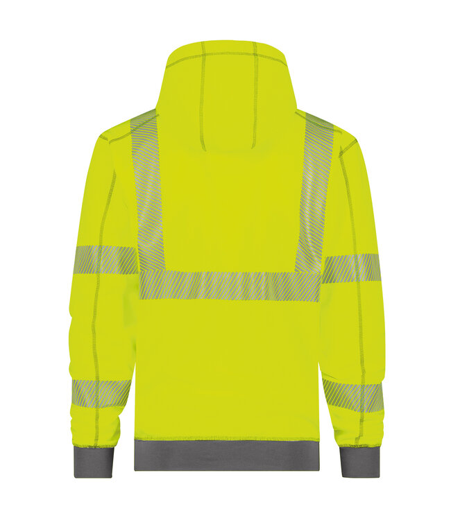 DASSY Evans Reflecterende Werktrui Vest Geel/Grijs