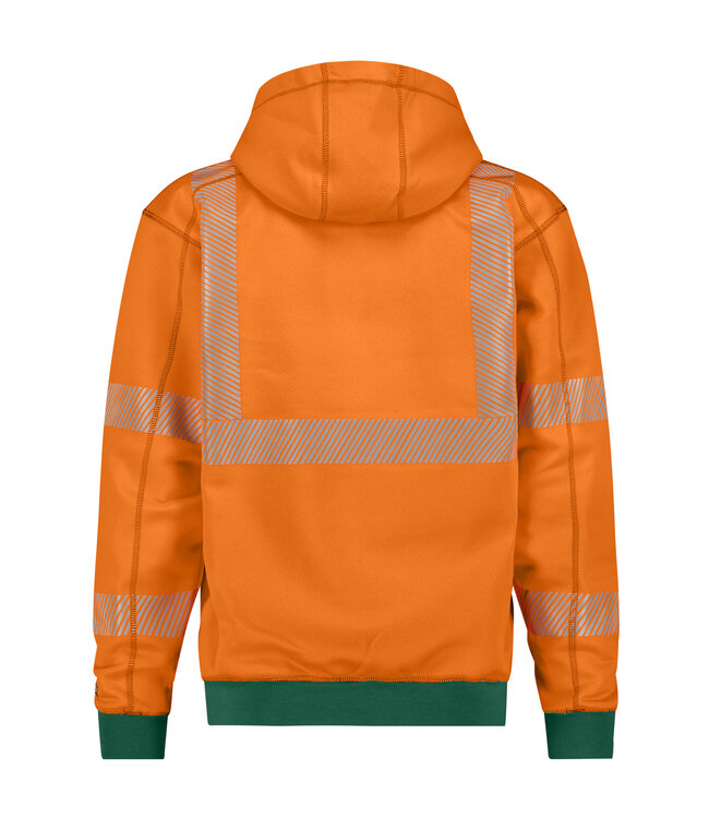 DASSY Evans Reflecterende Werktrui Vest Oranje/Groen
