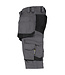 DASSY Bionic D-FX Korte Werkbroek Grijs/Zwart