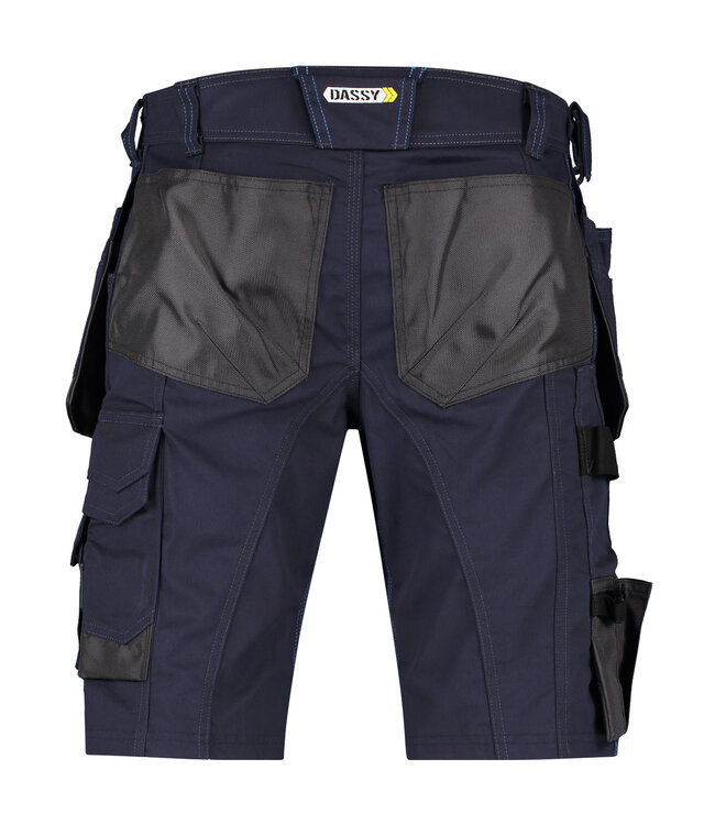 DASSY Bionic D-FX Korte Werkbroek Zwart/Grijs