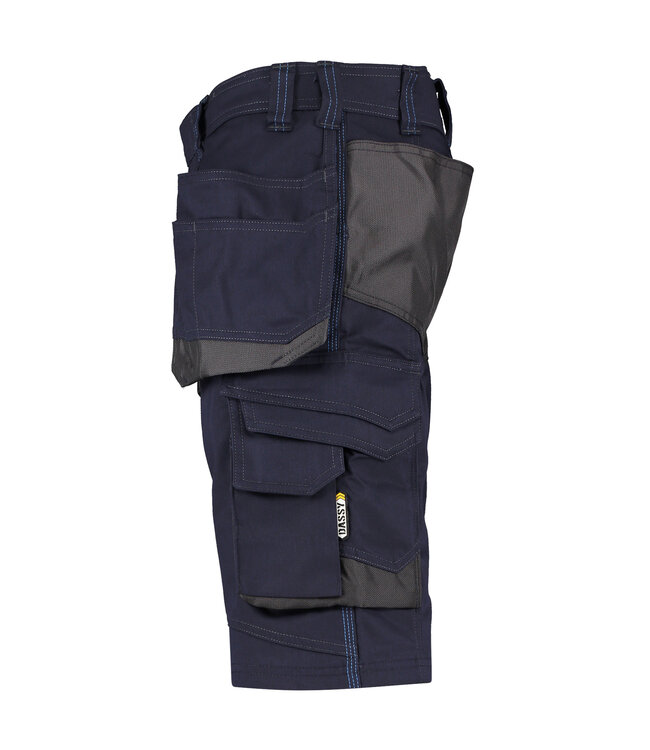 DASSY Bionic D-FX Korte Werkbroek Zwart/Grijs
