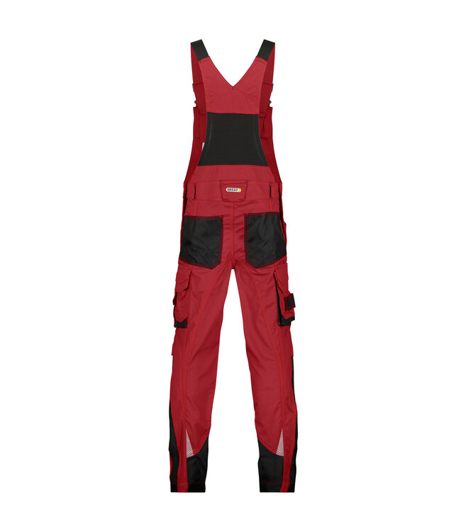 DASSY Voltic D-FX Tuinbroek Rood/Zwart