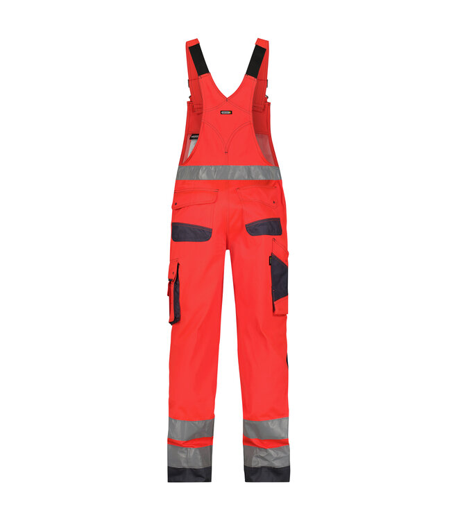 DASSY Malmedy Reflecterende Tuinbroek Rood/Grijs