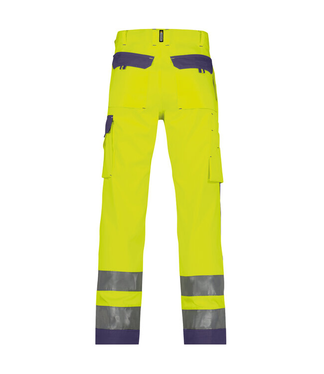 DASSY Buffalo Reflecterende Werkbroek Geel/Donkerblauw
